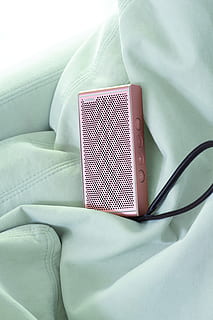 background, audio, speaker, portable, leather, metal, mood HD wallpaper