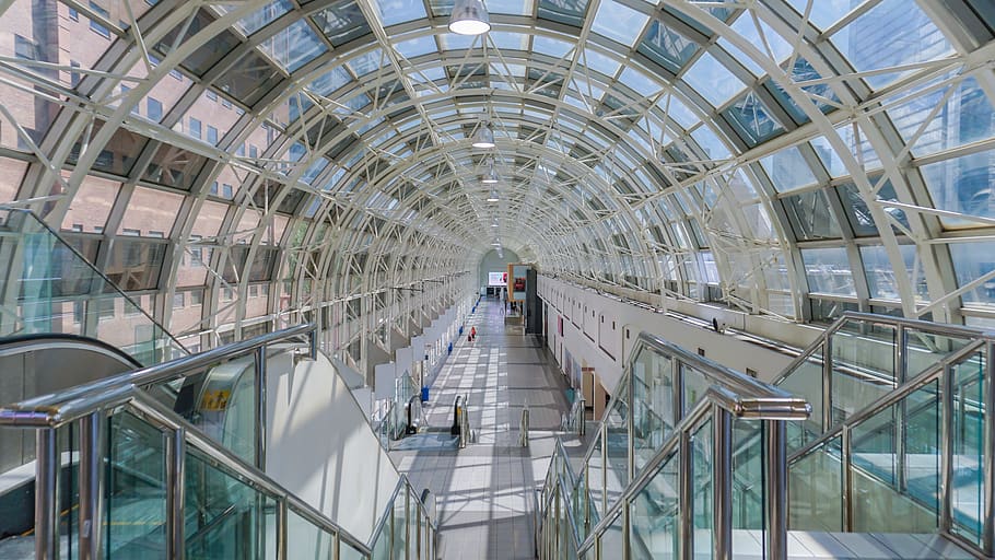 building, architecture, window, toronto, skylight, canada, terminal HD wallpaper