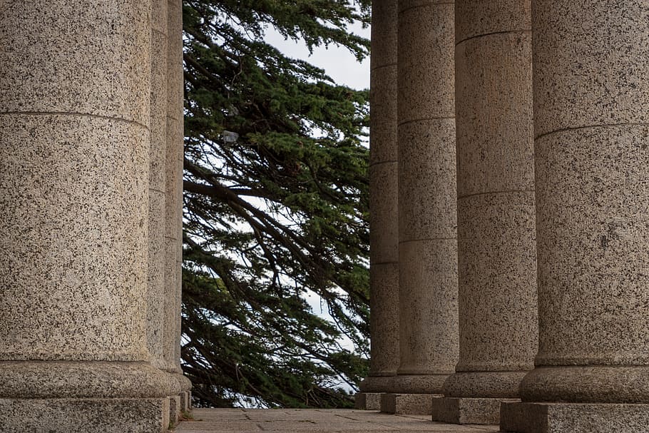 architecture, building, pillar, column, monument, obelisk, crypt HD wallpaper
