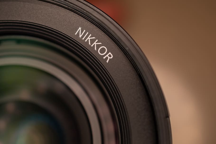 Nikkor Camera Lens, aperture, brand, close-up, equipment, focal HD wallpaper