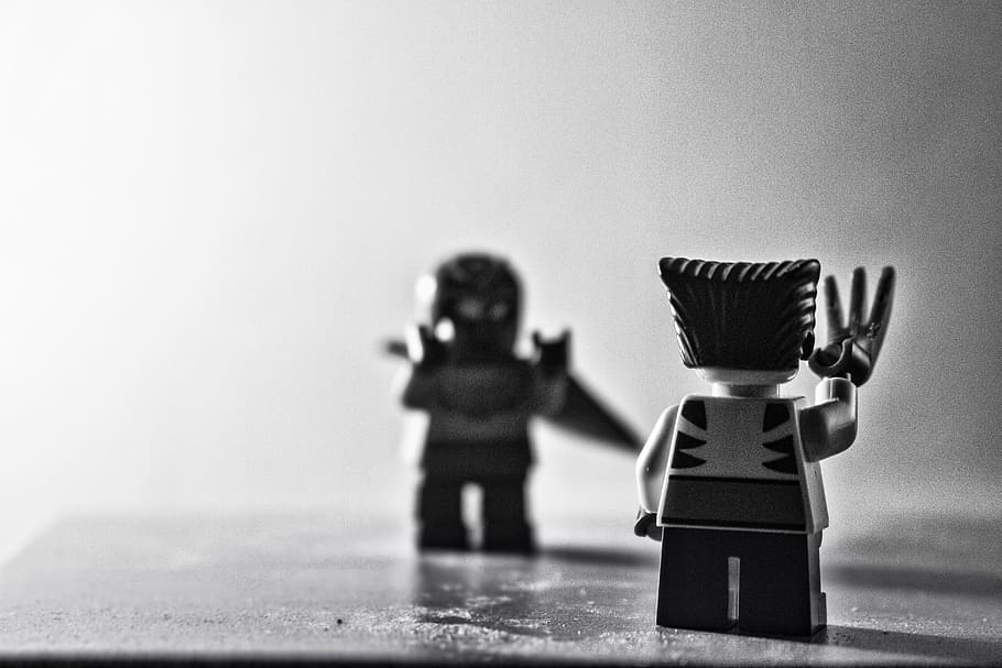 robot, the name's wolverine, comic books, toy photography, minifigs, HD wallpaper