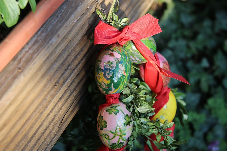 easter, easter eggs, colorful, colored, spring, easter theme HD wallpaper