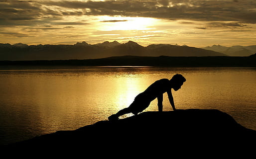 crossfit, determination, difficult, mountain, exercise, man HD wallpaper