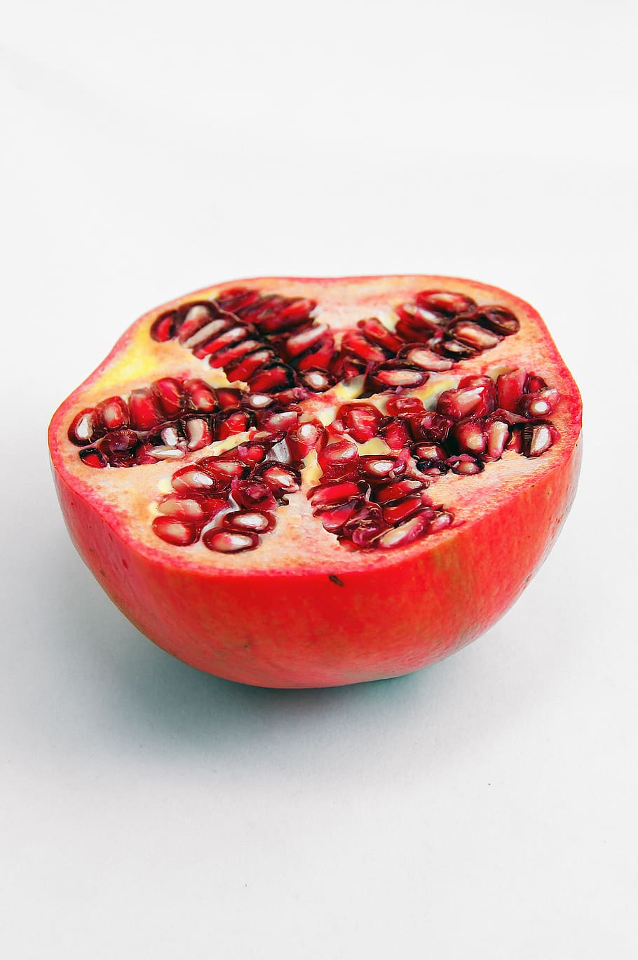 apple, red, fruit, seeds, pomegranate, healthy, food, nature HD wallpaper