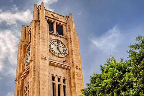 tower, clock, rolex, tourism, beirut, lebanon, time, low angle view HD wallpaper