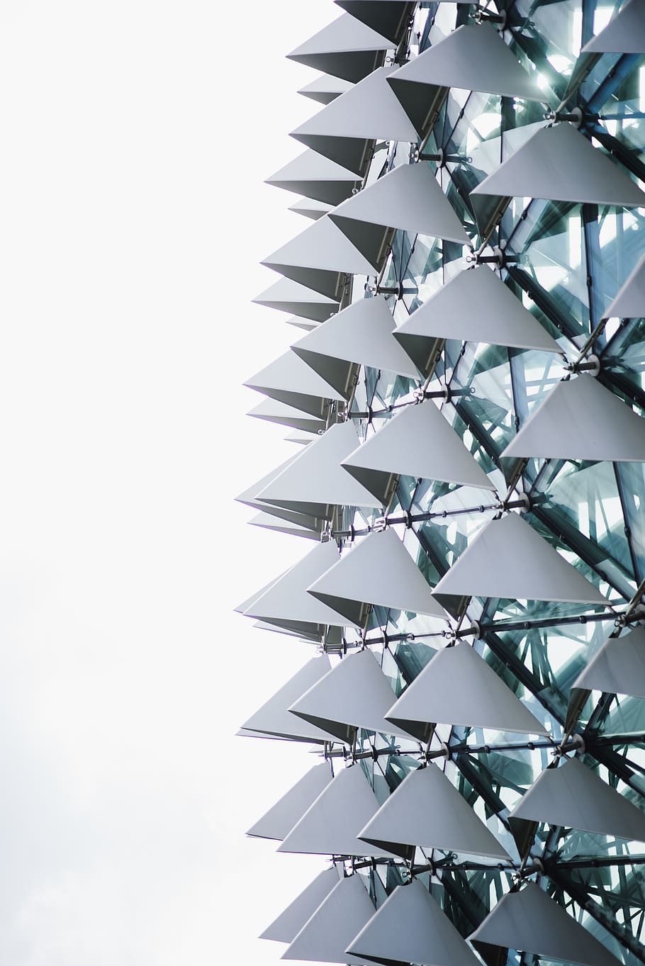 white and clear geometric design, building, shape, abstract, architecture HD wallpaper