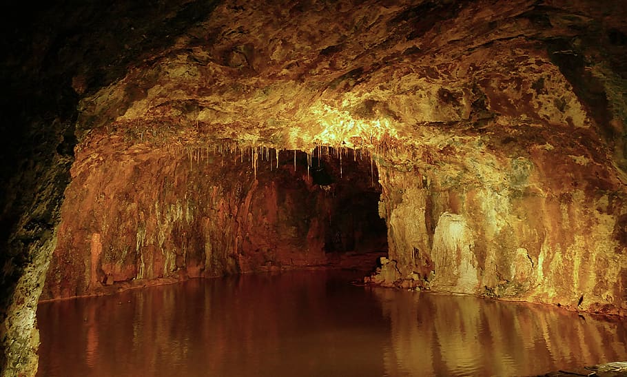 fairies ' cave, saalfeld, mining, minerals, color, ore, stalactite HD wallpaper