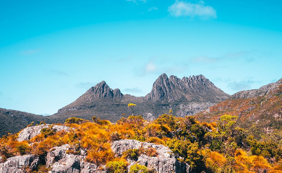 rocky mountain, beauty in nature, scenics - nature, sky, tranquility HD wallpaper