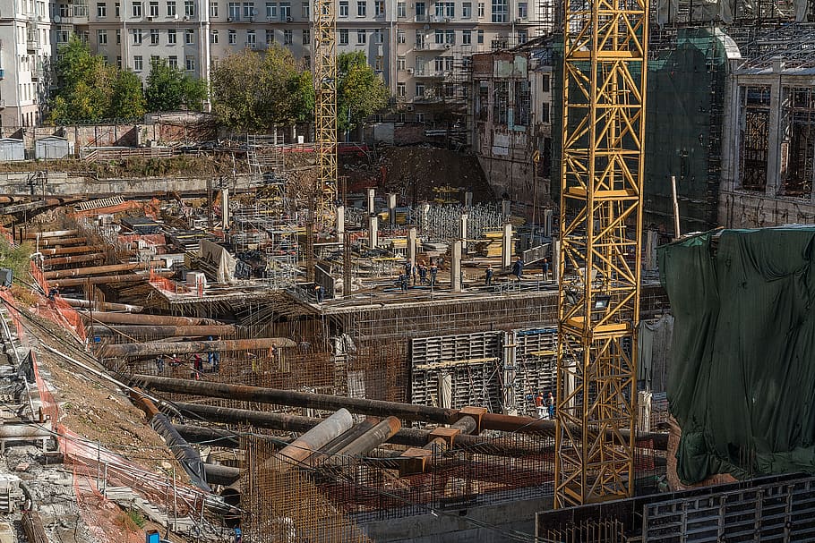 team building, work, shipyard, architecture, construction, metal HD wallpaper