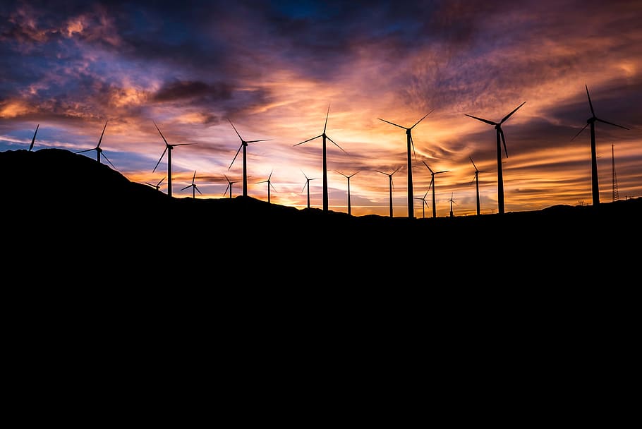 wind, mill, energy, produce, electricity, sky, turbine, renewable energy HD wallpaper
