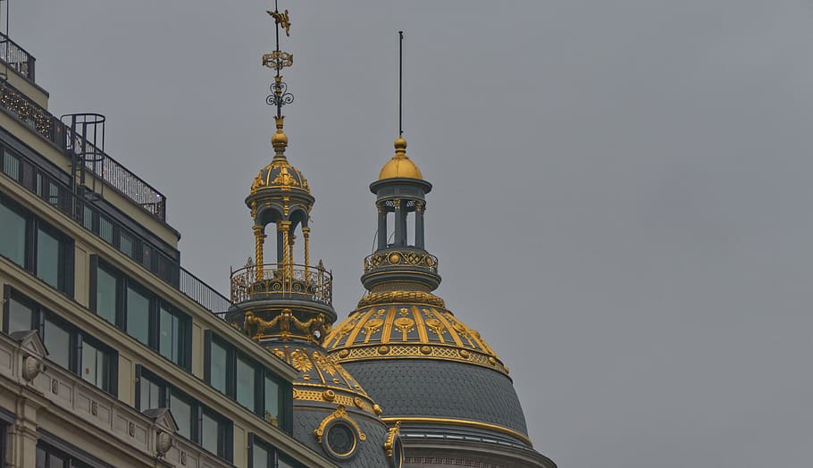 building, architecture, dome, tower, spire, steeple, france HD wallpaper