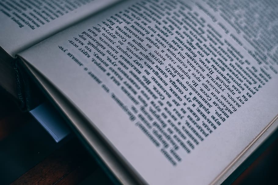 Black Labeled Opened Book, book series, close-up, document, facts HD wallpaper