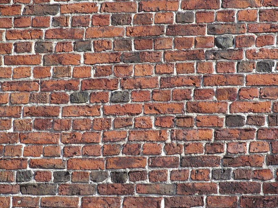 brown brick wall, riverside avenue, united states, medford, rubble HD wallpaper