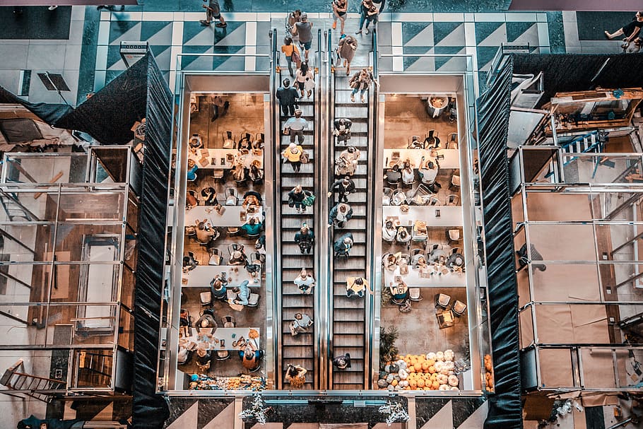 architecture, building, structure, aerial, view, restaurant HD wallpaper