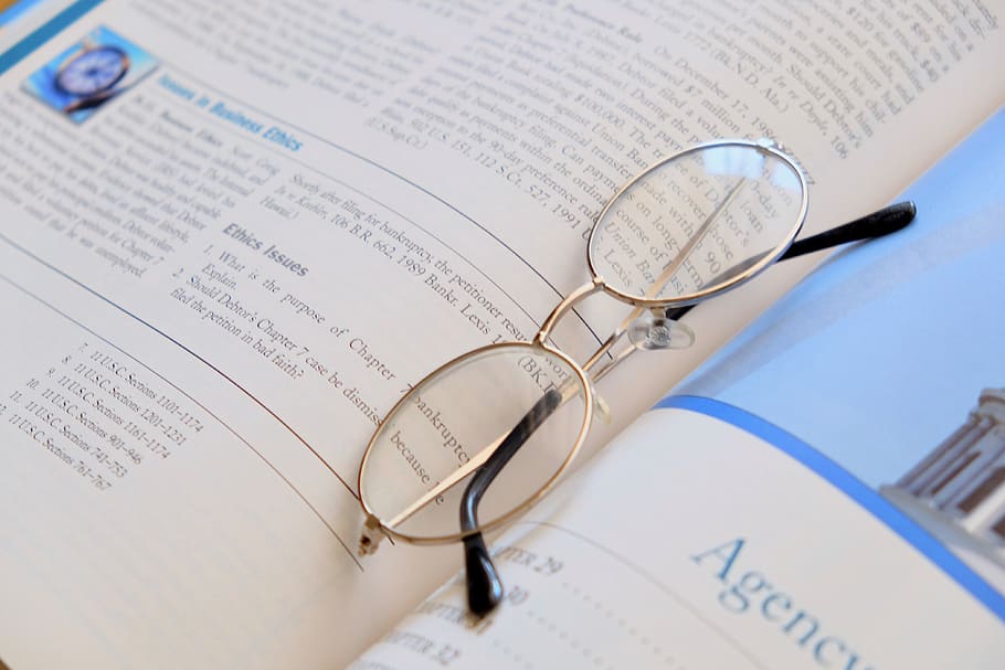 book, reading, glasses, intelligence, lens, text, paper, publication HD wallpaper