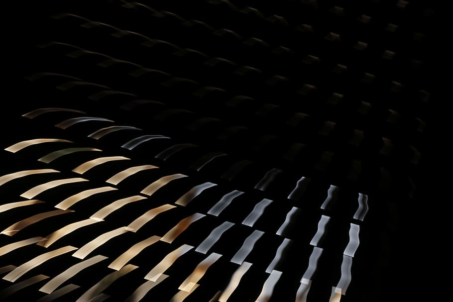 black and brown stripe wallpaper, light, pattern, black background HD wallpaper