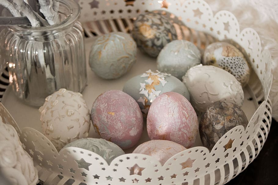eating, easter, eggs, holidays, breakfast, colored, custom HD wallpaper