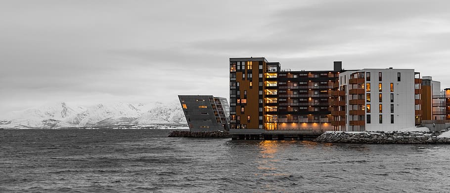 norway, tromsø, hjalmar johansens gate 26, architecture, tromso, HD wallpaper