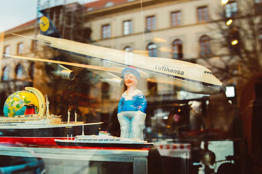 assorted toys inside shop, person, human, people, munich, germany HD wallpaper