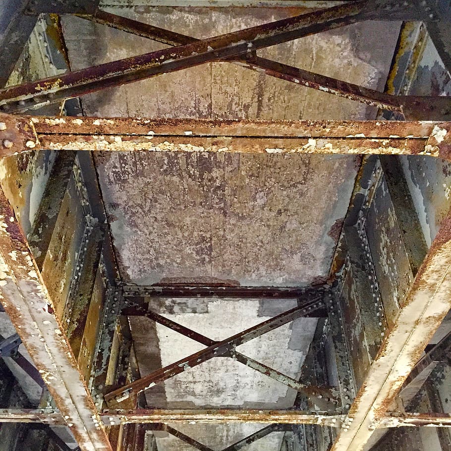 architecture, no people, built structure, metal, rusty, weathered HD wallpaper