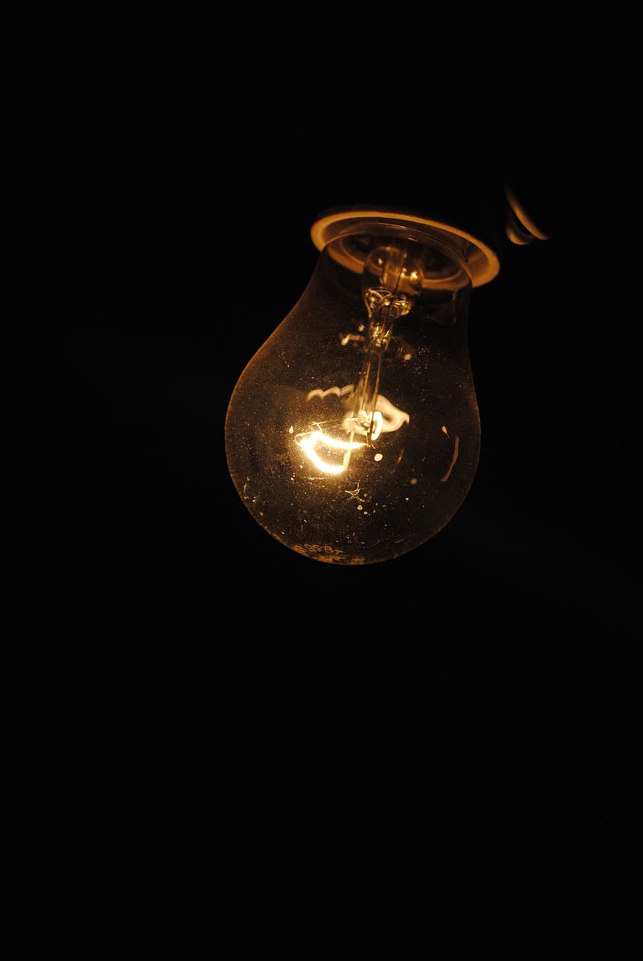 lamp, light, darkness, mood, mystic, night, strange, mysterious, HD wallpaper