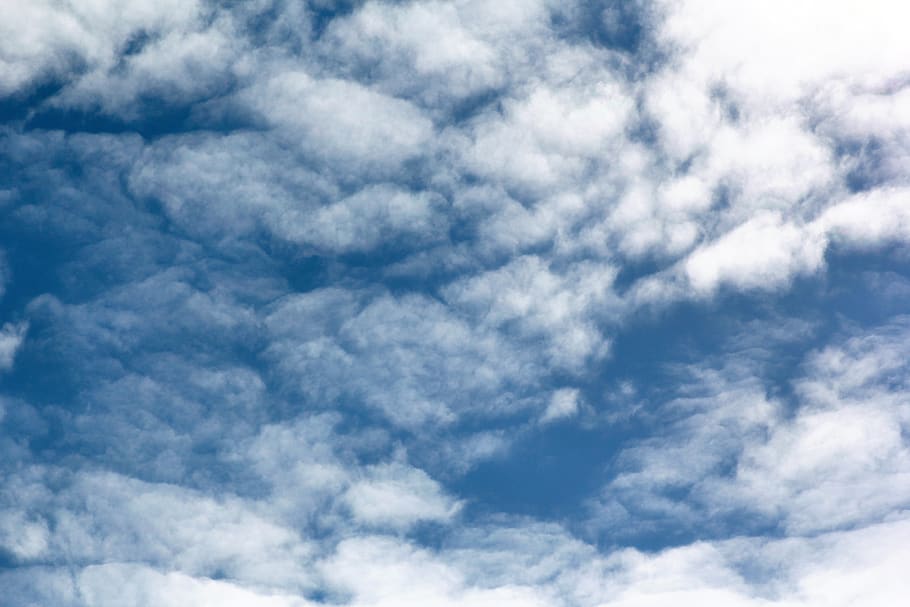 clouds, air, blue, heaven, weather, background, atmosphere HD wallpaper