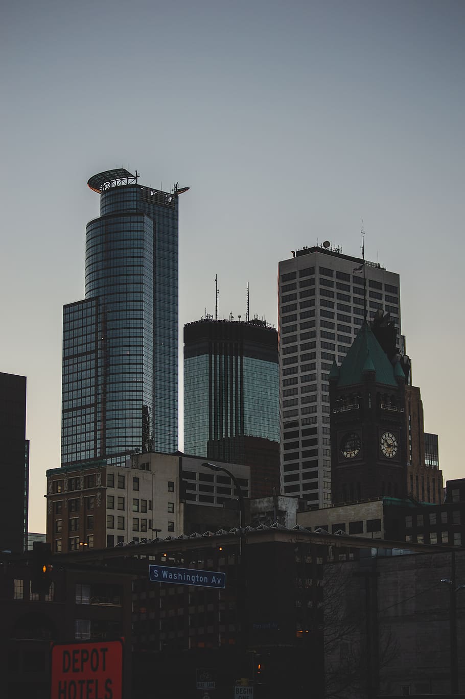 minneapolis, united states, city, downtown, vsco, architecture, HD wallpaper