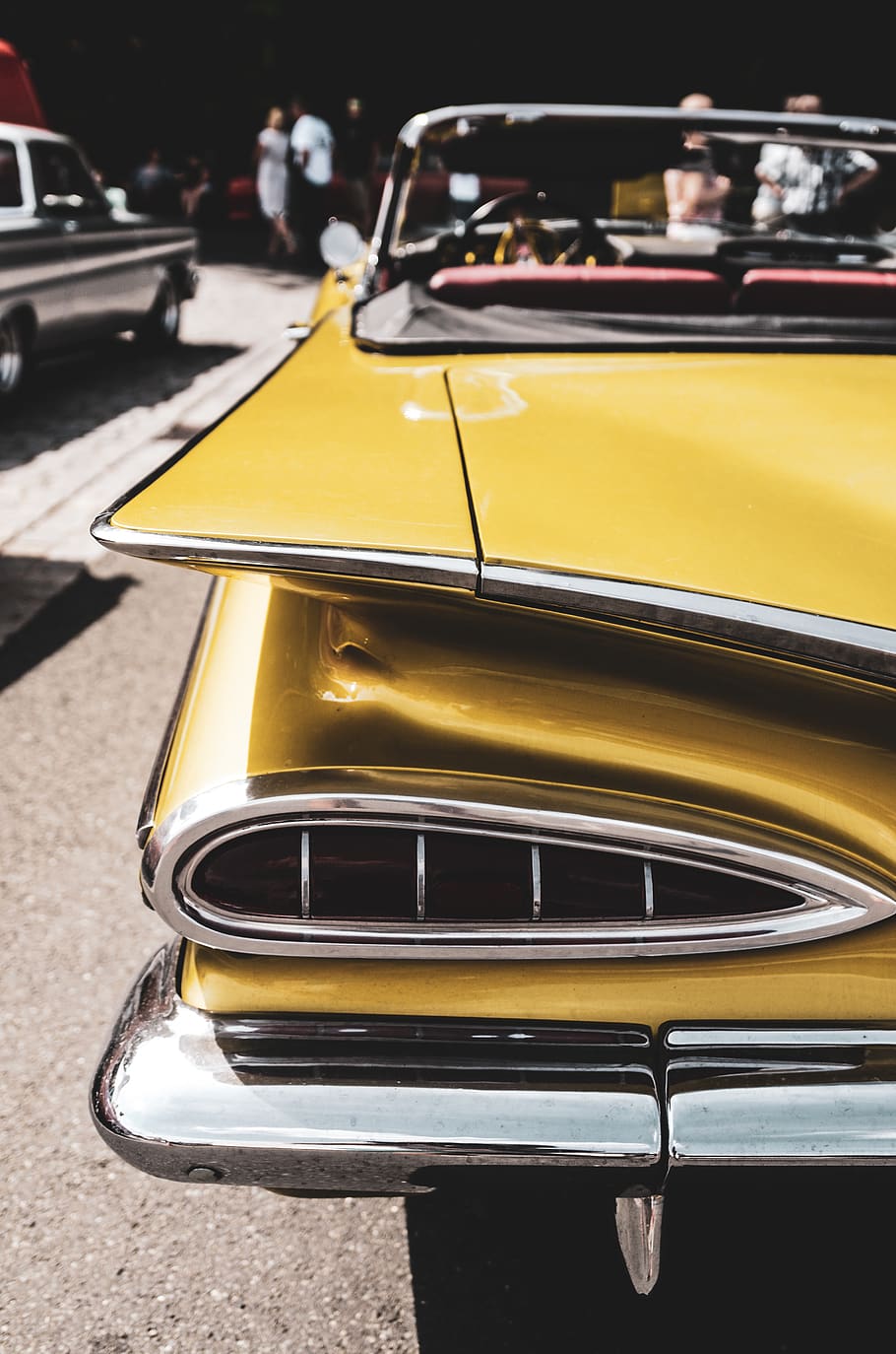 car, mode of transportation, motor vehicle, yellow, land vehicle HD wallpaper