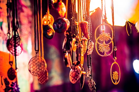 india, arpora, bokeh, goa, saturday night market, lights, blurr HD wallpaper