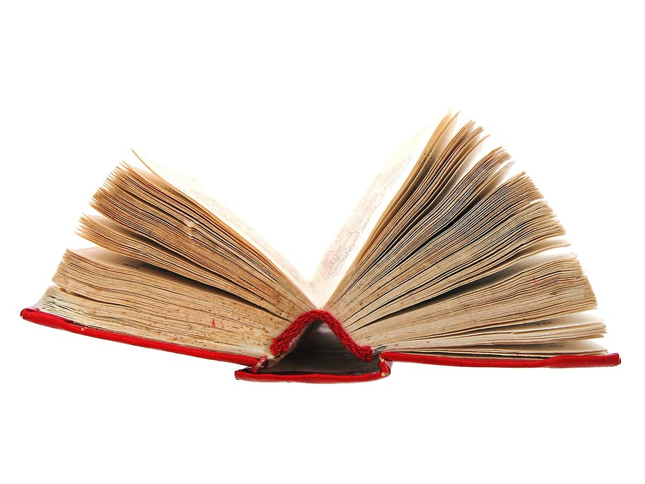 book, open, school, old, literature, isolated, page, aged, white HD wallpaper