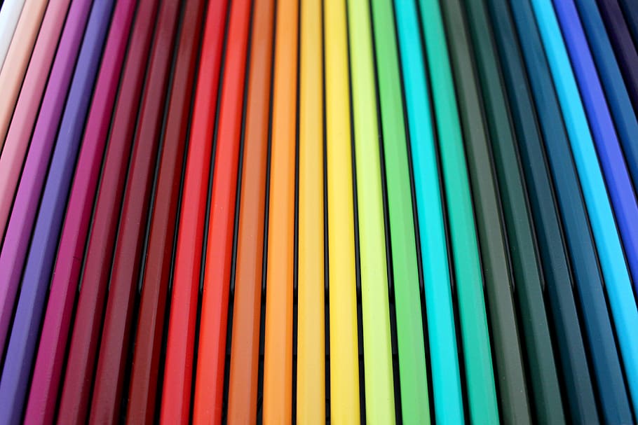 HD wallpaper: Assorted-color Pencil Set, art, artistic, background, bright  | Wallpaper Flare
