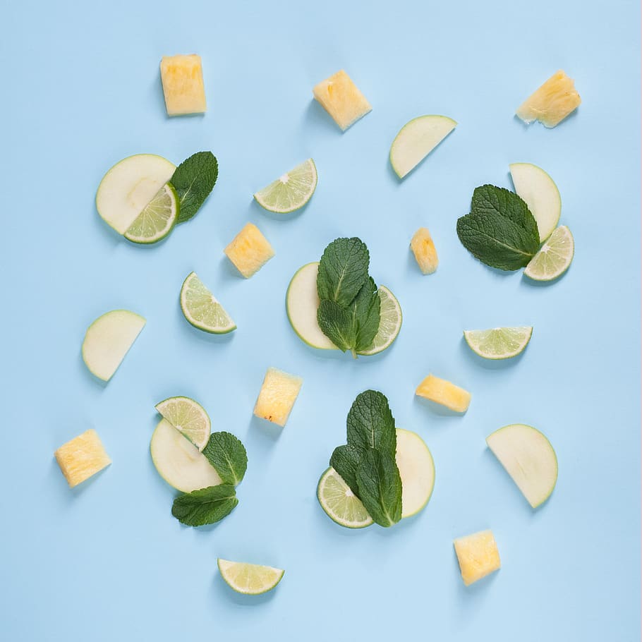 sliced lemon lot, studio shot, large group of objects, food and drink HD wallpaper