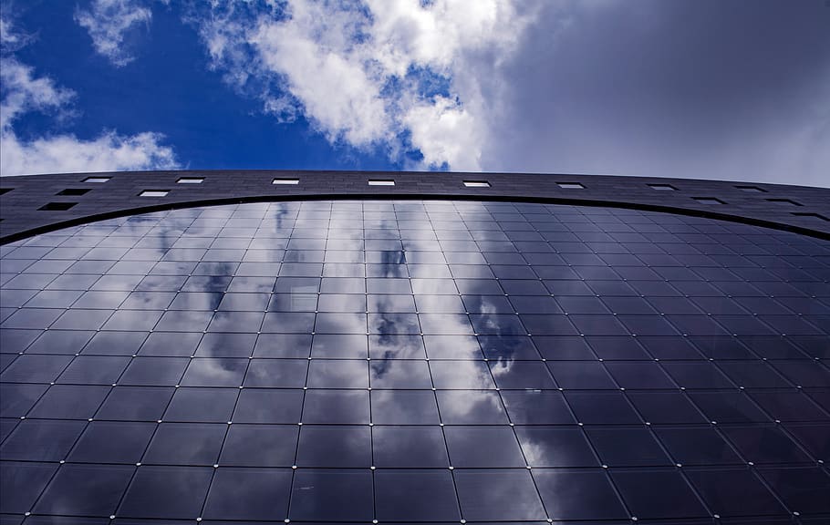 facade, reflection, building, architecture, city, skyscraper HD wallpaper