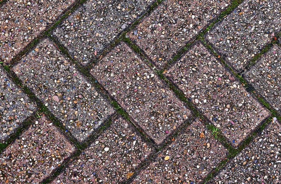 brick, ground, pattern, symmetry, floor, paving, tile, full frame HD wallpaper