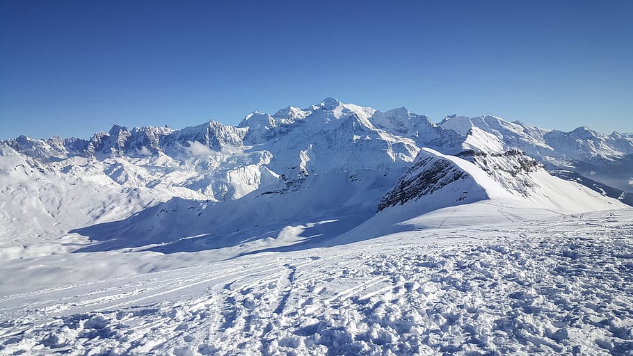 La blanc. Белая Долина Шамони.