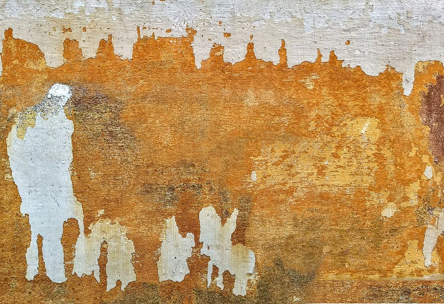 peeling paint, abstract, old, aged, wall, texture, no people HD wallpaper