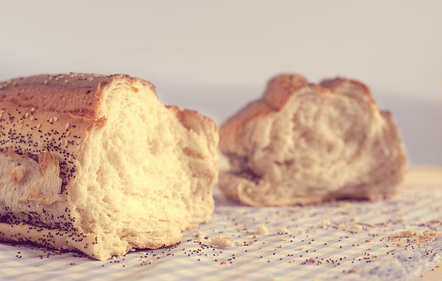bread, soft, piece, taste, tasty, brown, sweet, dry, food and drink HD wallpaper