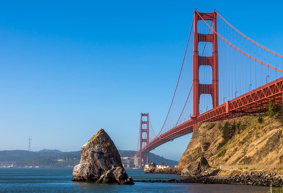 Golden Gate Bridge, architecture, landmark, landscape, san francisco HD wallpaper