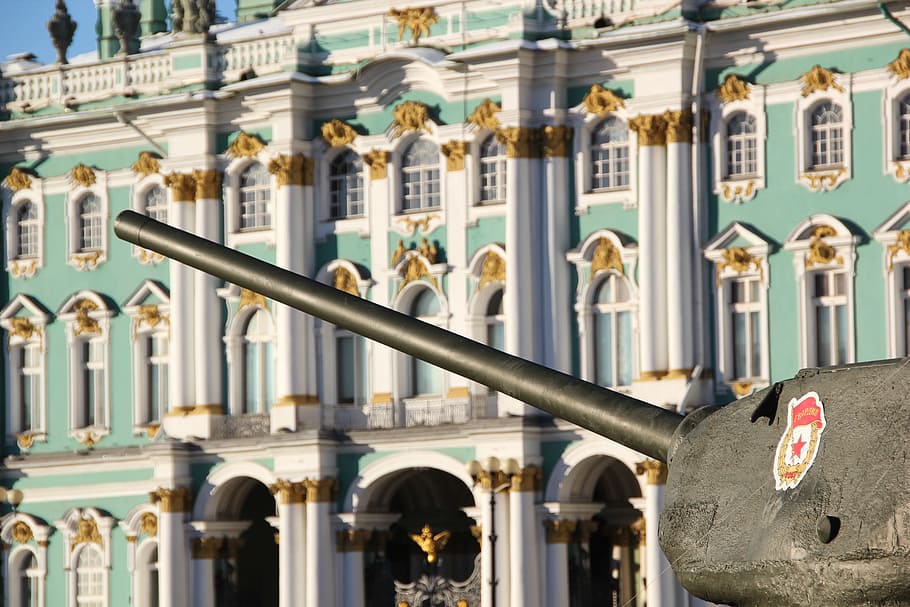 military, technique, spb, tank, building exterior, built structure HD wallpaper