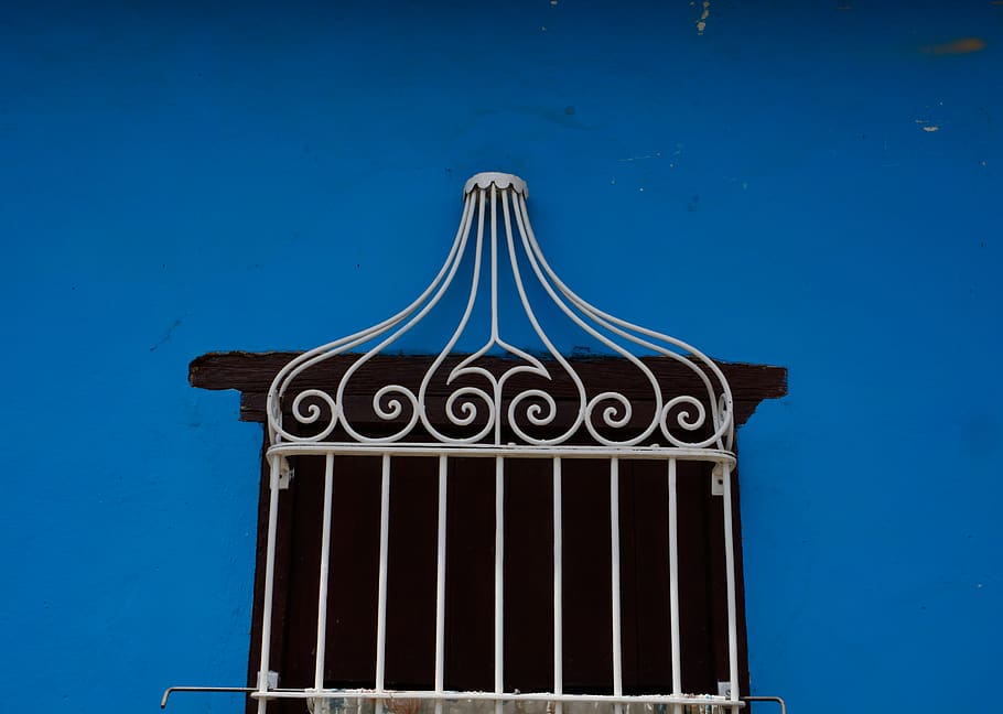 blue, no people, metal, architecture, built structure, close-up HD wallpaper