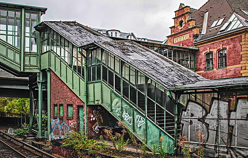 architecture, westend, berlin, abandoned places, lost places HD wallpaper