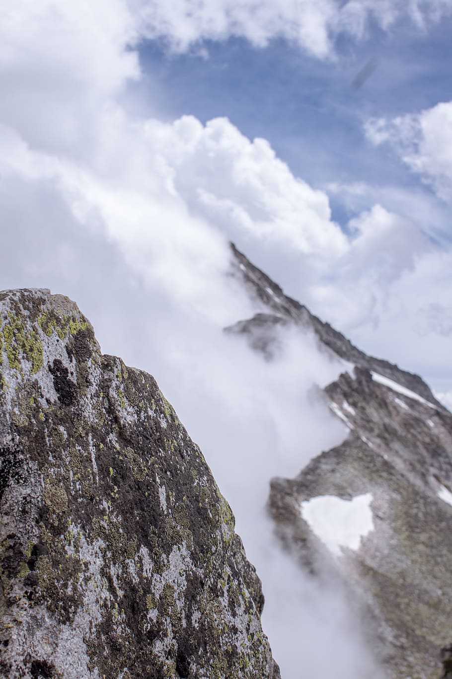 cloud, mountain, rock, alpine, alpen, sky, cloud - sky, beauty in nature HD wallpaper