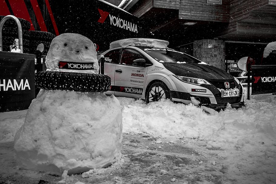 ice, car, tyre, trophee andros, snow, winter, cold temperature HD wallpaper