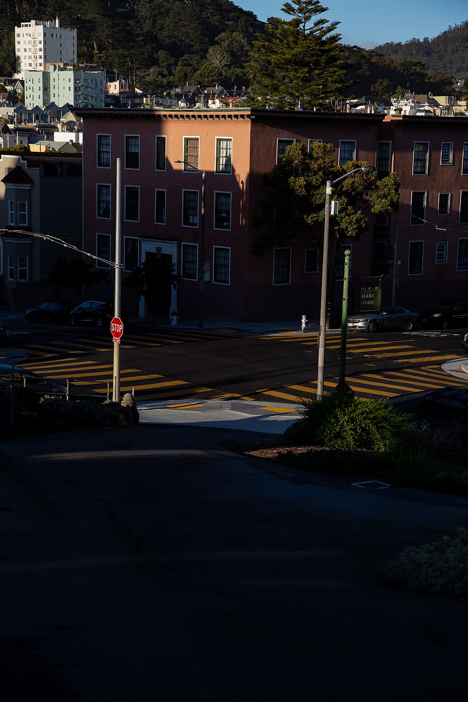 road, tarmac, asphalt, intersection, transportation, automobile HD wallpaper