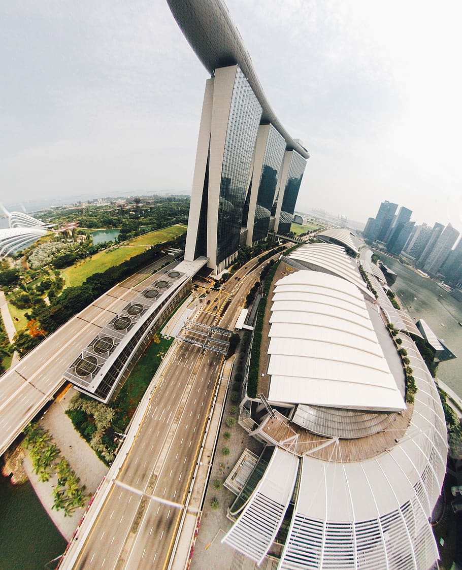 singapore, downtown core, architecture, built structure, building exterior HD wallpaper