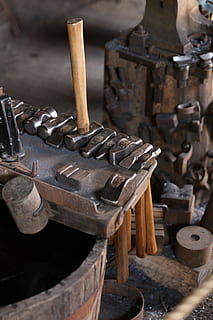 machine, wood, tool, fire hydrant, lathe, plywood, workshop HD wallpaper