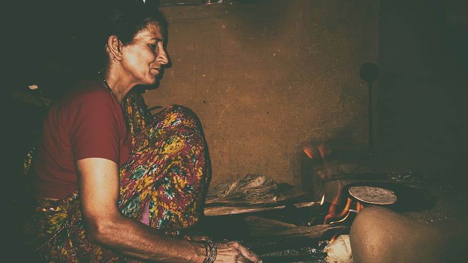 home, chapatis, mom, real people, one person, sitting, lifestyles HD wallpaper