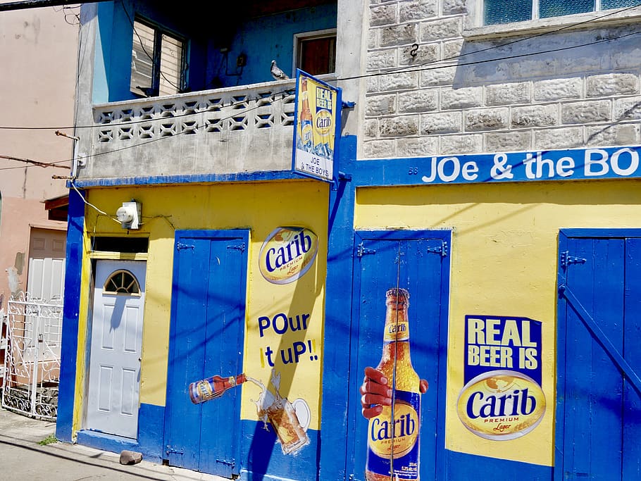 beverage, beer, drink, alcohol, door, wall, culture, caribbean HD wallpaper