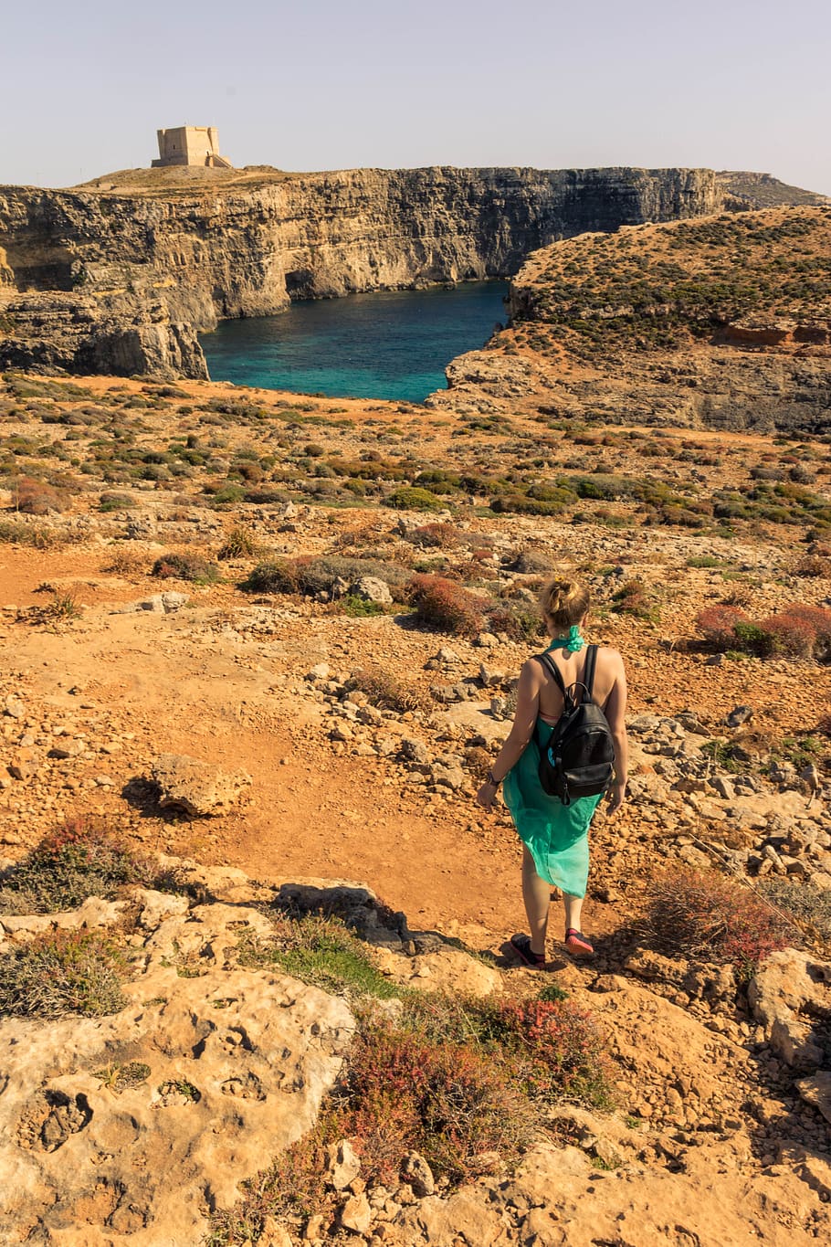 malta, water, real people, lifestyles, leisure activity, rock HD wallpaper