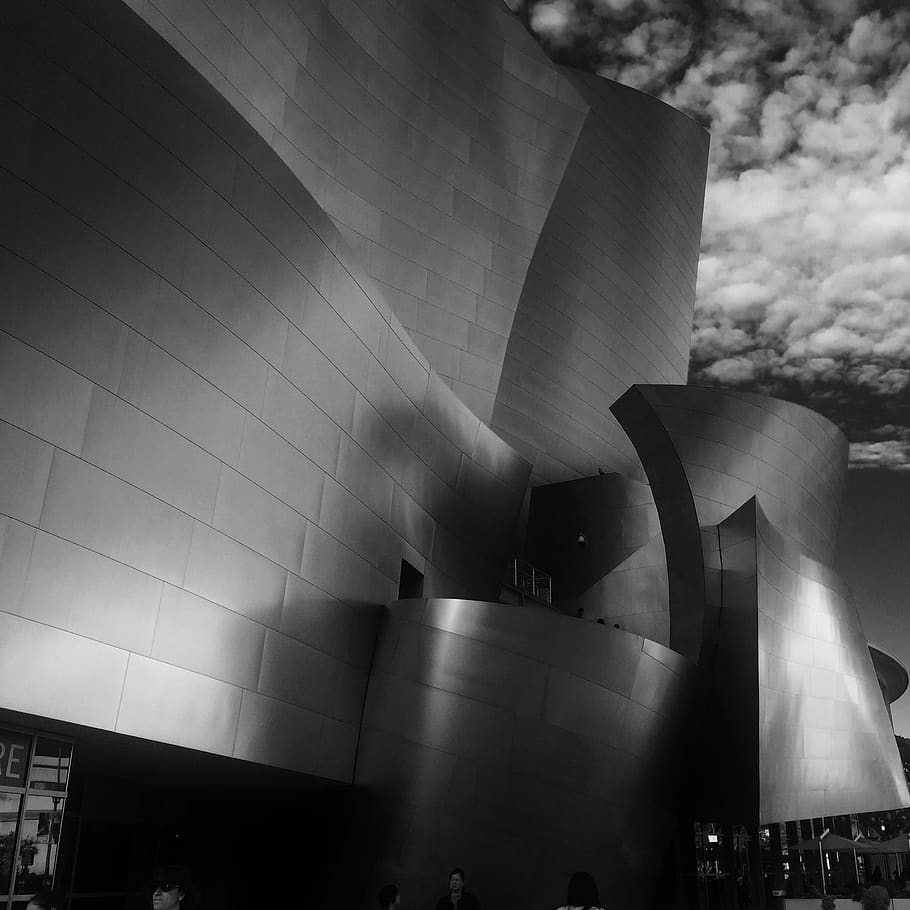 united states, los angeles, walt disney concert hall, architecture, HD wallpaper